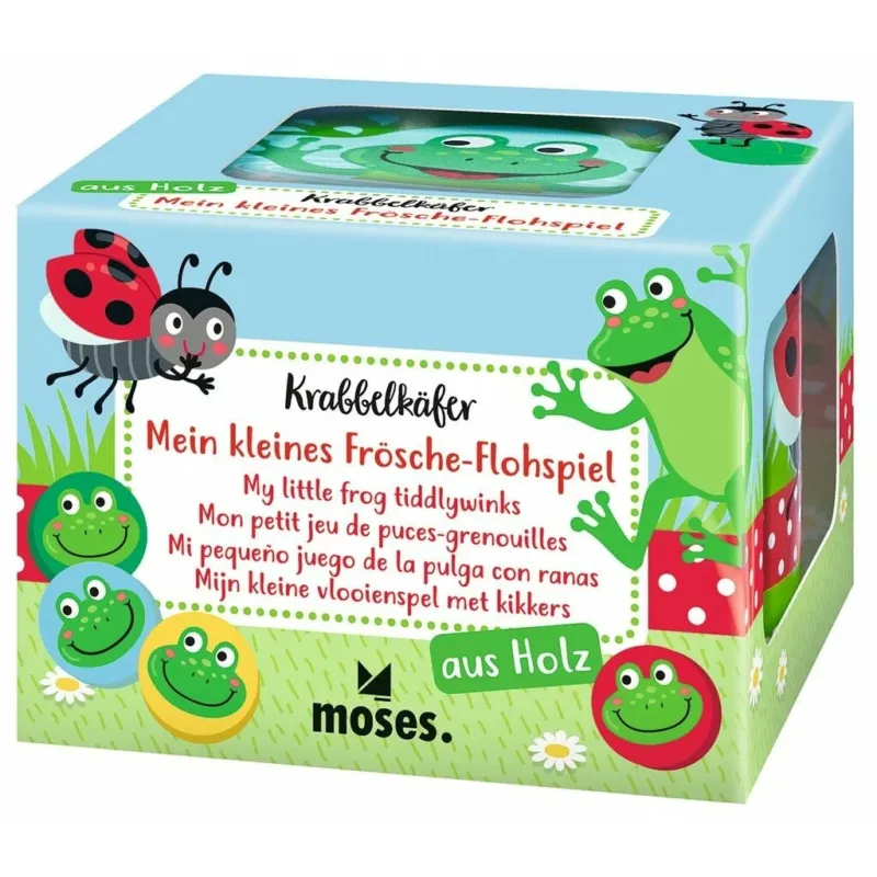 Krabbelkäfer - Mein kleines Frösche-Flohspiel Light Gray Moses