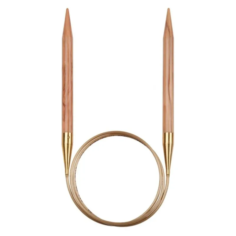 addi Rundstricknadel Olivenholz 4,50 mm 50 cm