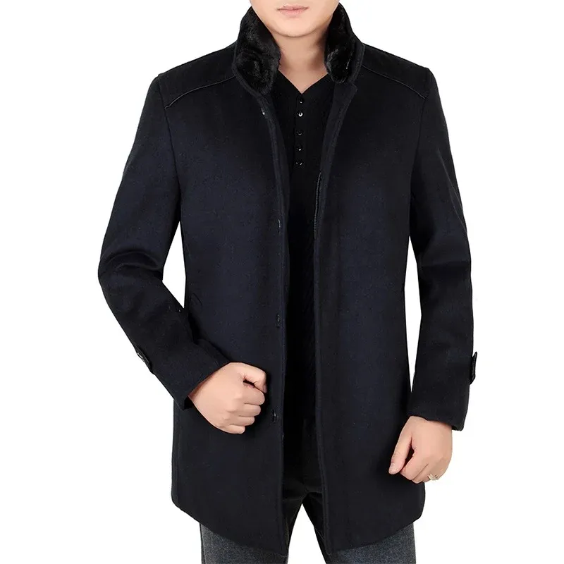 Herren Eleganter und Gepolsterter Mantel – Montevé