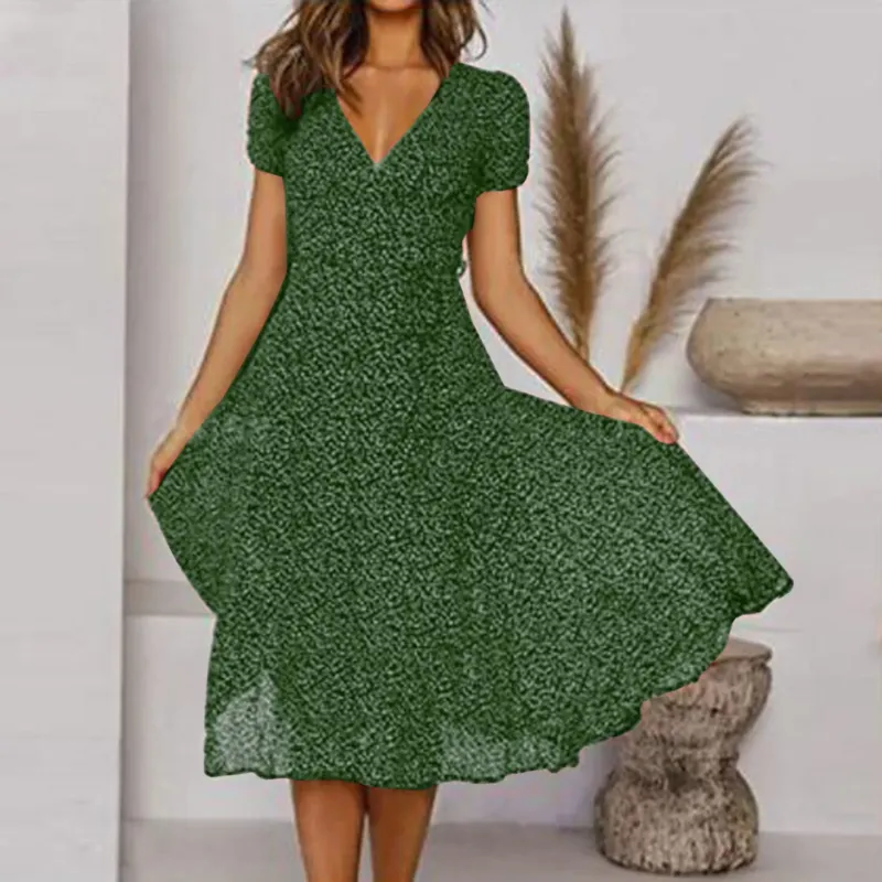 Bequemes Freizeit-Midikleid – Élara