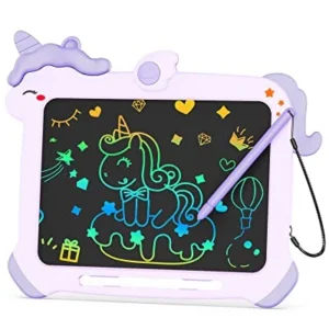 LCD Magic Board for Children, Children's Toy Board Writing Board, Girls Educational Learning Unicorn Toy Painting Board