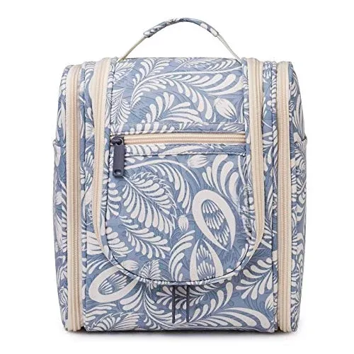 Travel toiletry bag for hanging.