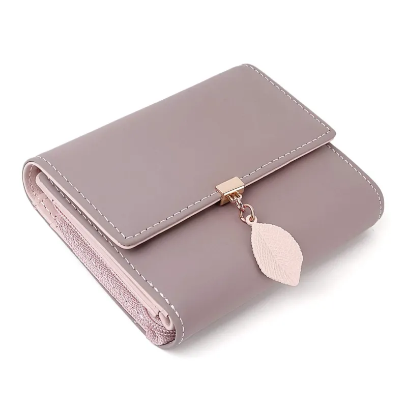 Wallet made of smooth and soft faux leather wallet small wallet with many compartments