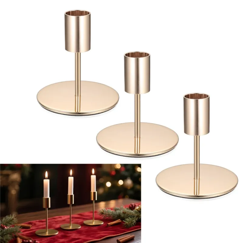 3 Pcs Candle Holder, Vintage Candle Holder