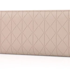 Leather wallet with zipper and push button with many compartments and card holder
