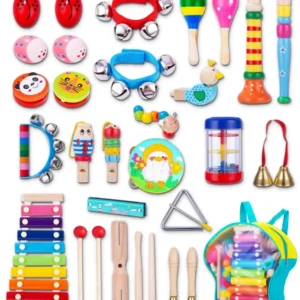 Musical Instruments For Kids 32PCS Musical Instruments Set, Percussion Rhythm Toys Music