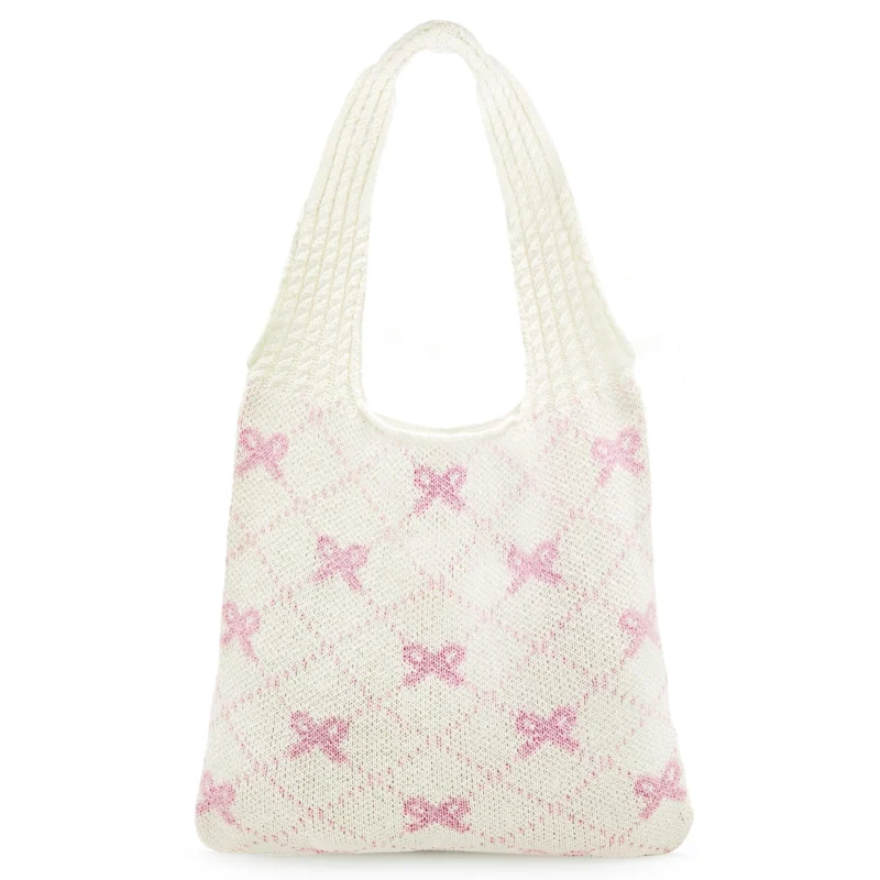 Beach Bag Summer, Knitted Bag Beach, Bag Shoulder Bag Summer Bags for Travel
