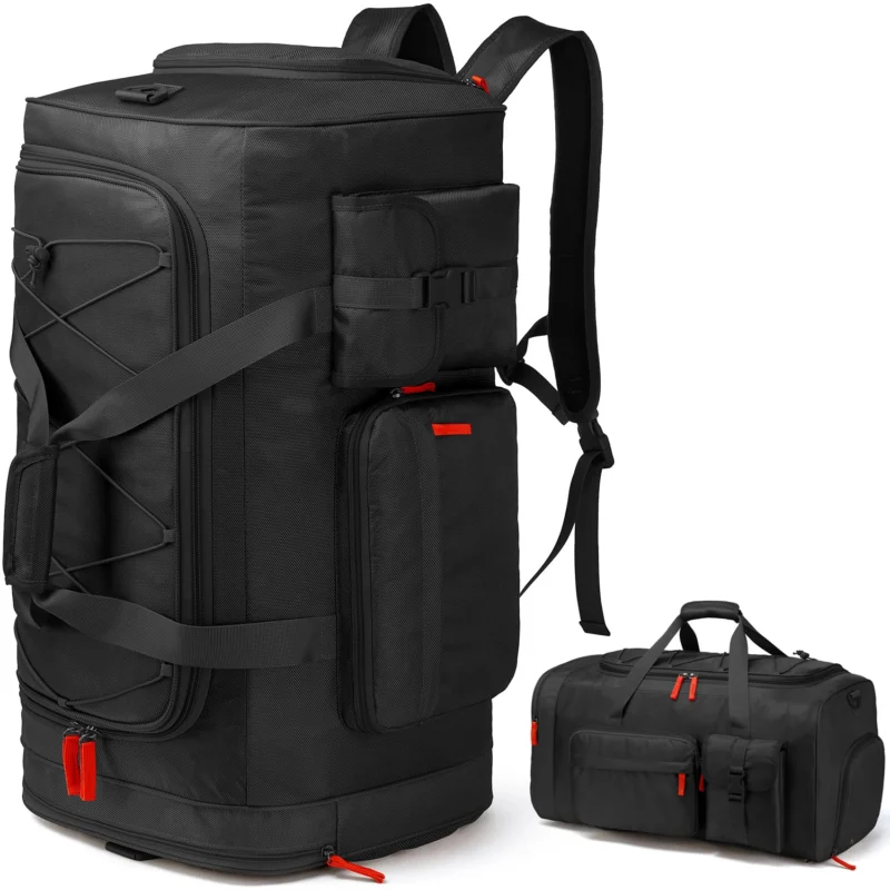 70L Sports Bag Extra Large Travel Bag Backpack with Shoe Compartment