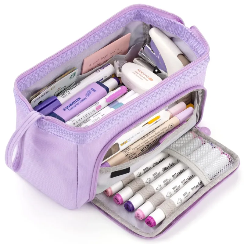 Pencil Case with Large Pencil Case, Portable Pen Bag