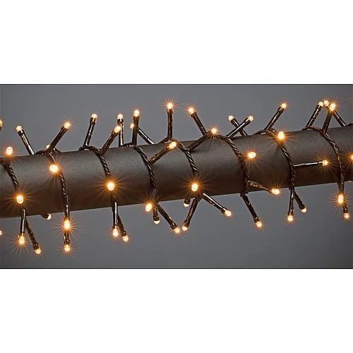 Micro LED Lichterkette 'Cluster' 400 bernst. LED 3876-800