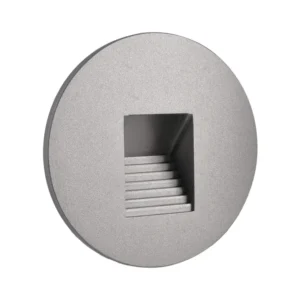 Deko-Light Abdeckung rund grau Stufe für Alwaid Weißaluminium RAL 9006