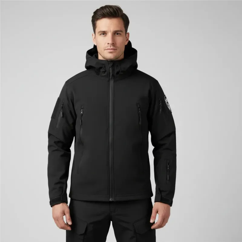 Herren Outdoor-Set mit Kapuzenjacke und Cargohose – Averon