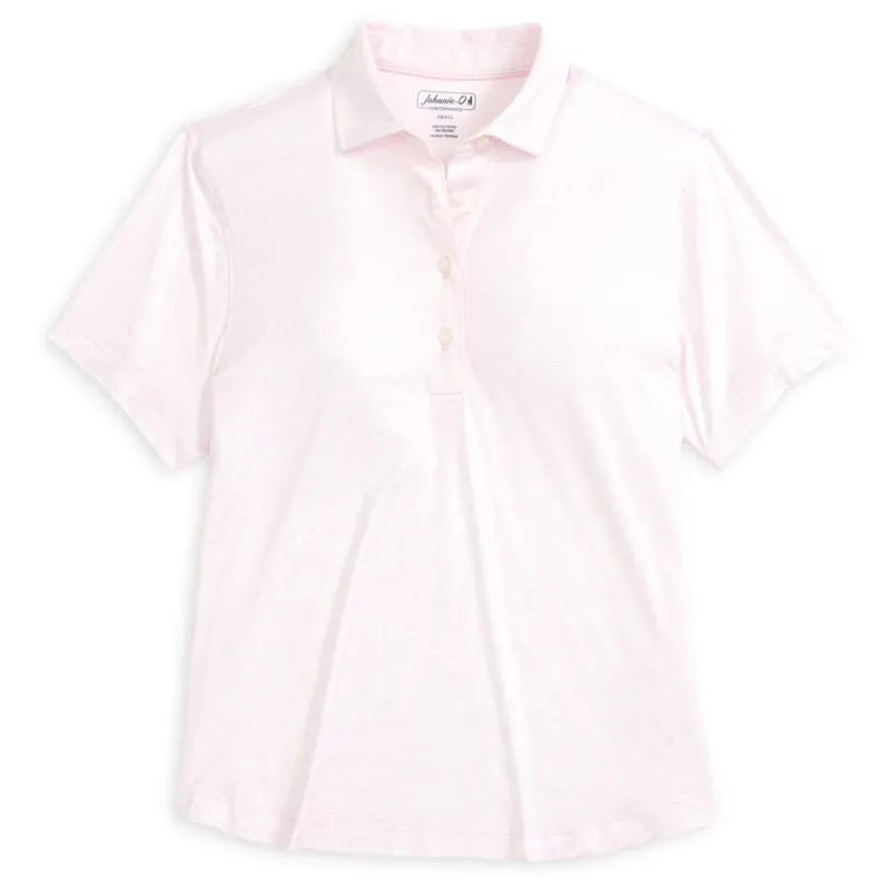 Johnnie-O Women's Orchid Pink Maxine Featherweight Performance Polo