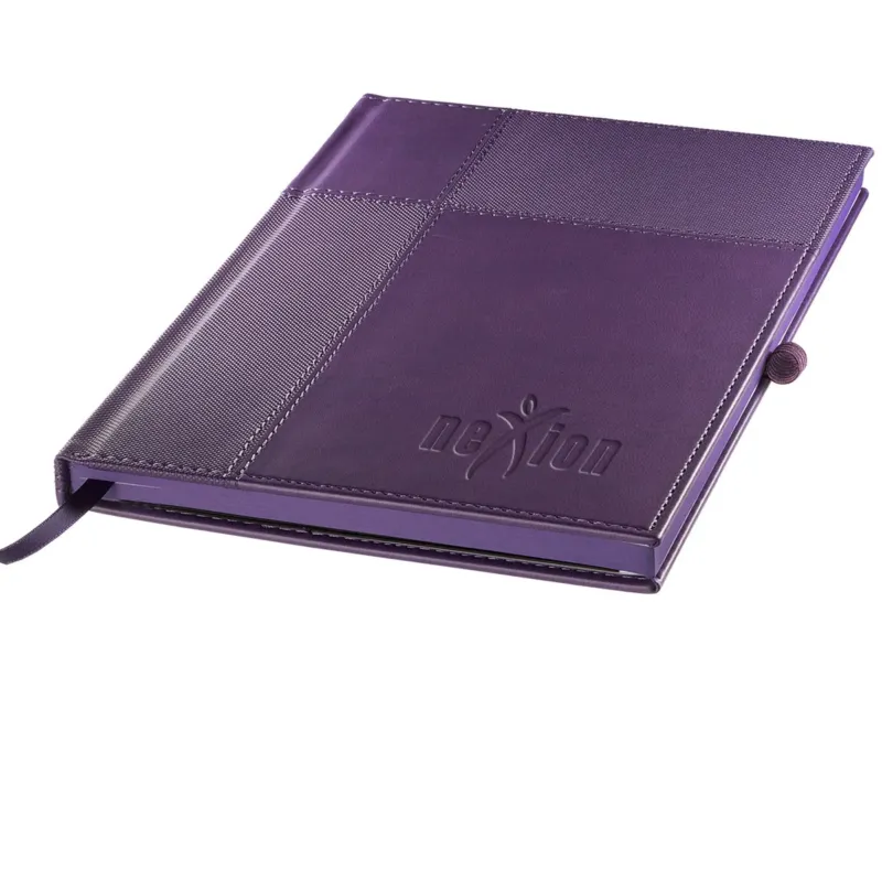 Leeman Purple Tuscany Duo-Textured Journal