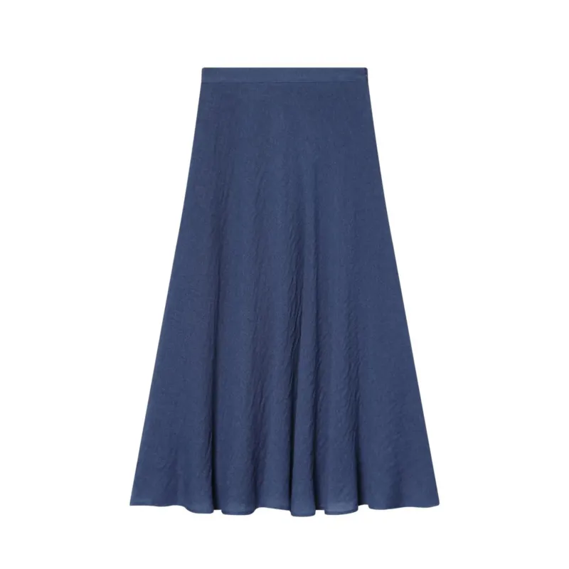 Damen Maxirock mit fließendem Schnitt und asymmetrischen Details – Valéora