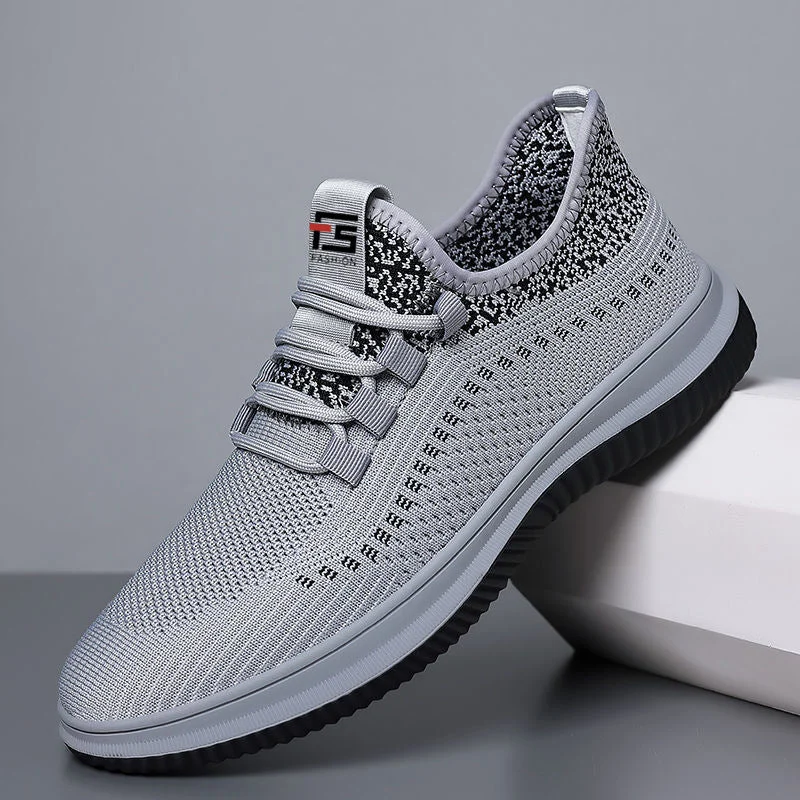 Herren Leichter gestrickter Performance-Sneaker mit sockenhaftem Schaft und flexibler Grip-Sohle Echoarhiv – Norré