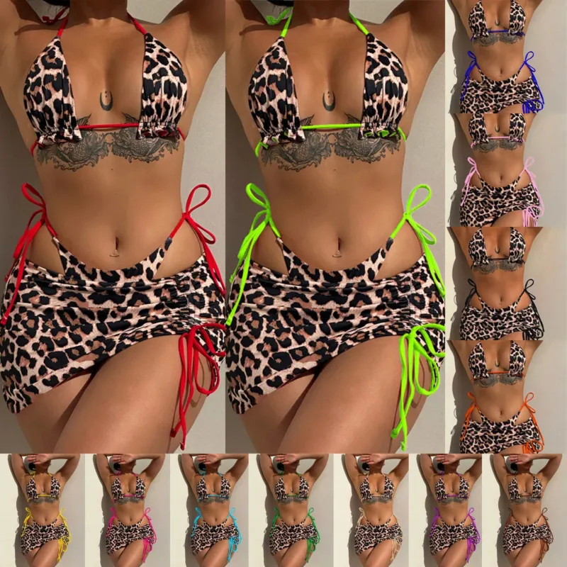 Damen Bikiniset mit verspieltem Rüschendetail und modischem Saum – Maréssa