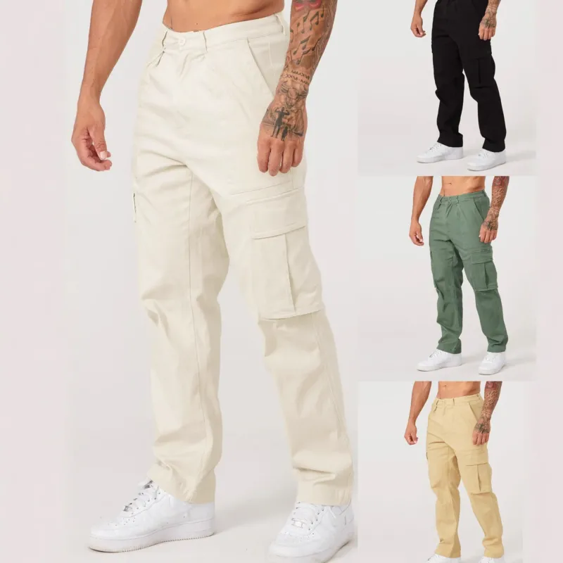 Herren Cargo-Hose mit zahlreichen praktischen Taschen – Bravaro