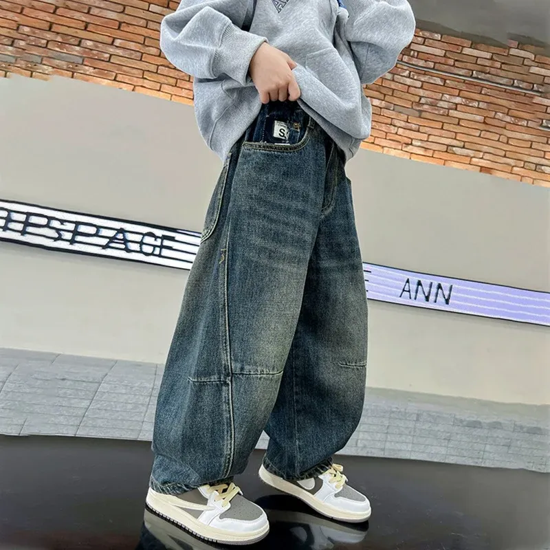 Unisex weite Jeans mit lässigem Design – Vardeno
