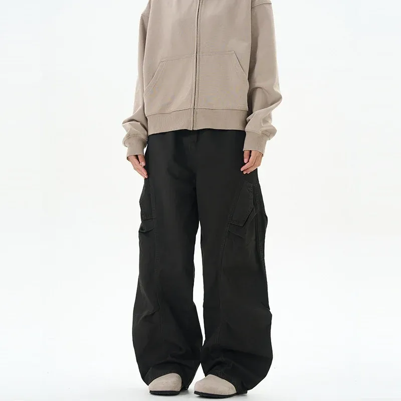 Herren Locker fallende Paneel-Cargo-Baggyhose im Workwear-Stil Echo Archiv