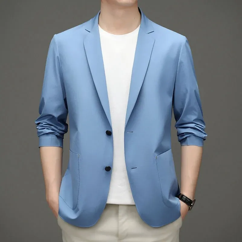 Herren Blazer Casual mit langen Ärmeln – Tianoro