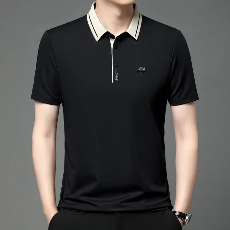 Herren feuchtigkeitsregulierendes Poloshirt mit modernem Kragen – Cavello