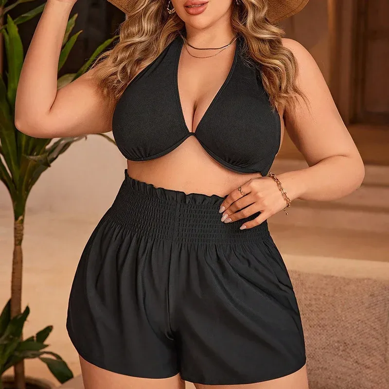 Damen Bademode Shorts mit elastischem Bund – Maréssa