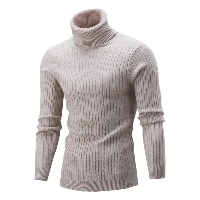 Herren Hochwertiger Strickrollkragenpullover – Norvane
