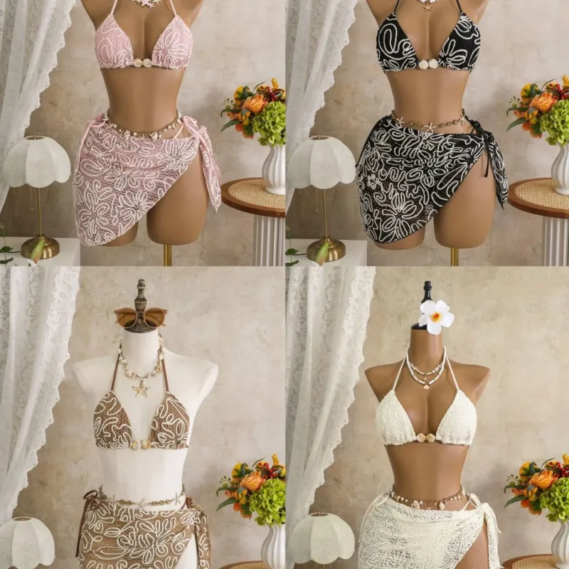 Damen Zweiteiliges Strandoutfit – Élanora