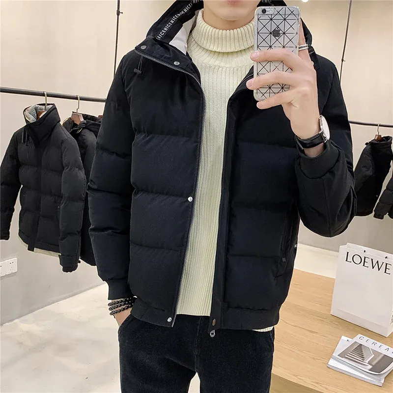 Herren isolierte Steppjacke mit praktischer Kapuze – Taviero