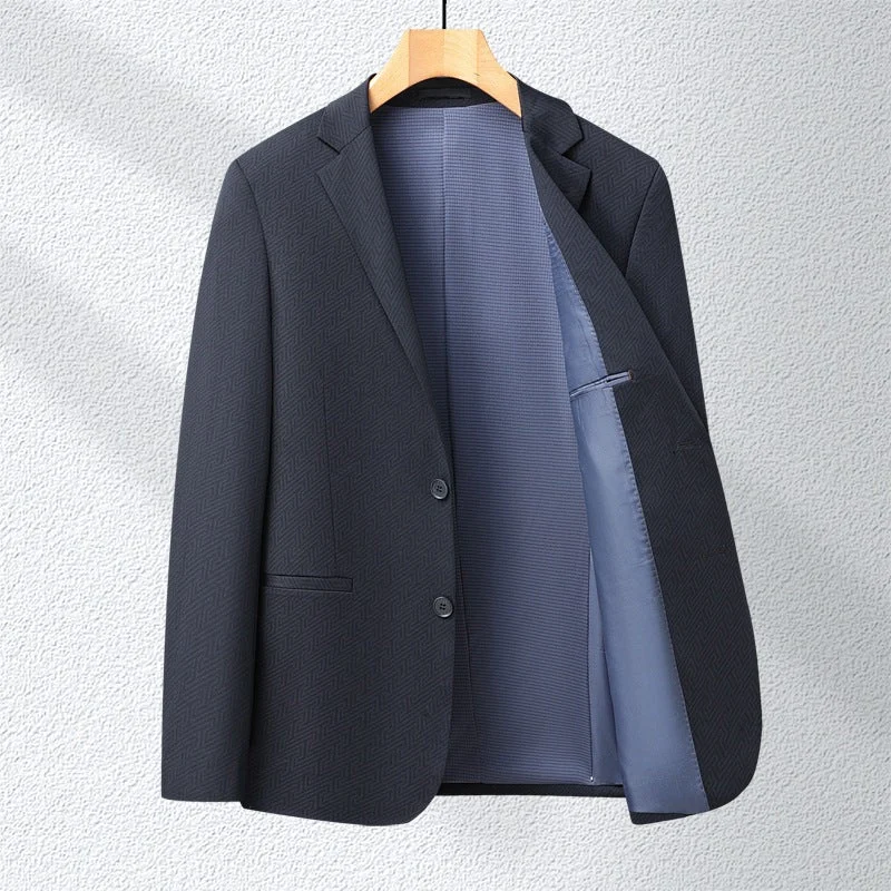 Herren eleganter Blazer mit strukturiertem Design und modernen Akzenten – Tianoro