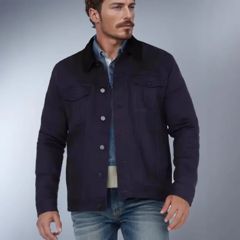 Herren stylische Utility-Jacke mit funktionalen Details – Taviero