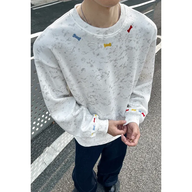 Herren Freizeit Sweatshirt mit bunten Akzenten Echo Archive
