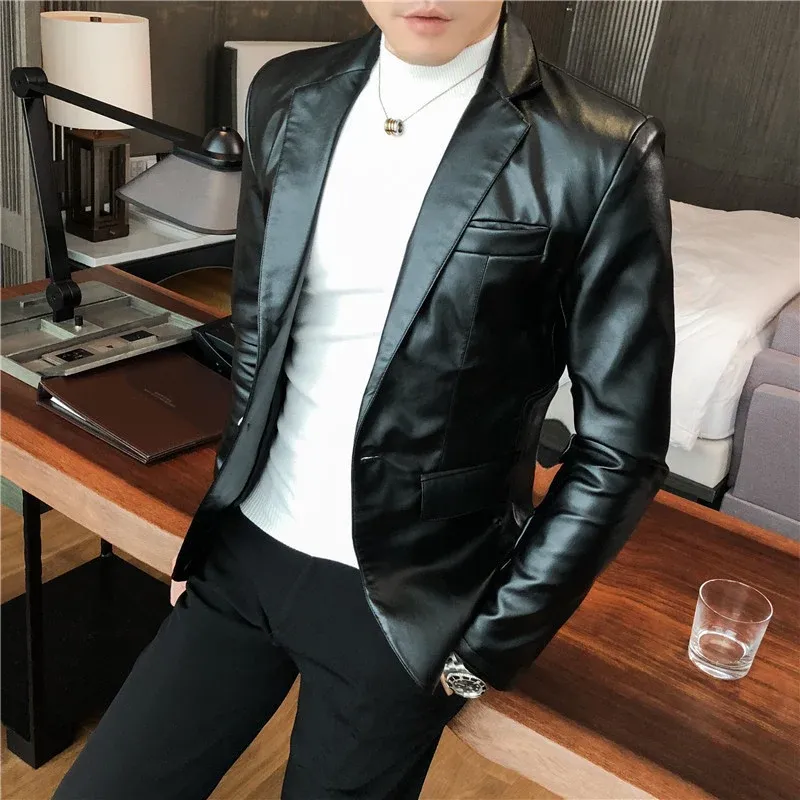 Herren Eleganter Blazer mit schmaler Passform – Tianoro
