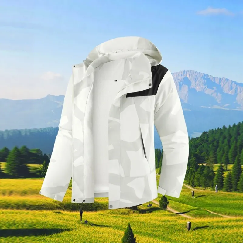 Herren Technische Outdoorjacke mit Kapuze Echo Archiv