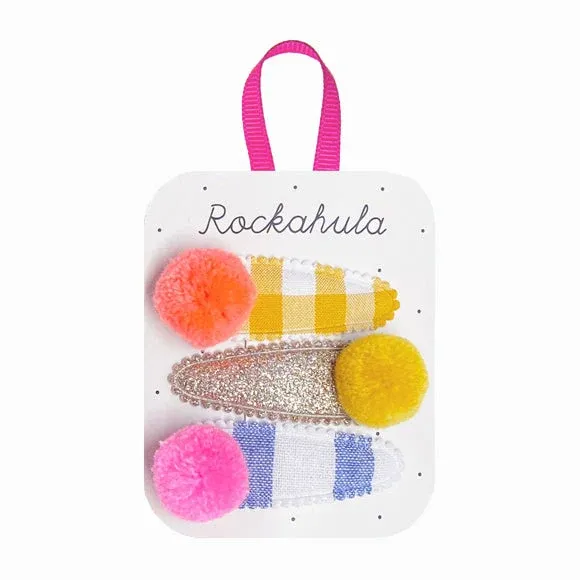 Miami Pom Pom Clips - Haarspangen Lavender Rockahula Kids