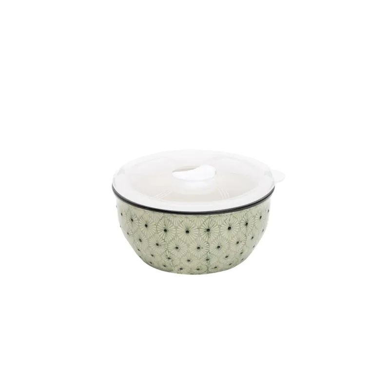 SCHÜSSEL ART DECO 13 CM (POR579) Light Gray Tranquillo