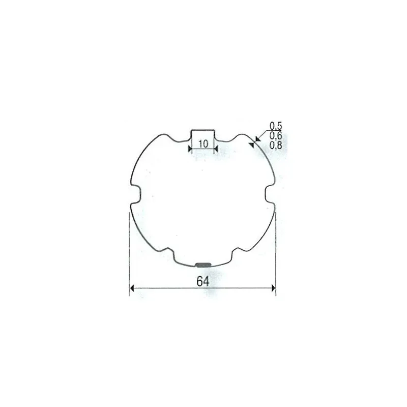 Adaptations pour Moteurs SOMFY / SIMU Ø 50 mm | Tube ZF 64 Somfy