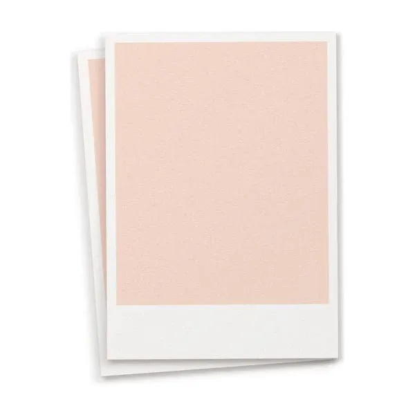 Blankokarten Set PASSEPARTOUT - nude Peach Puff catsonappletrees
