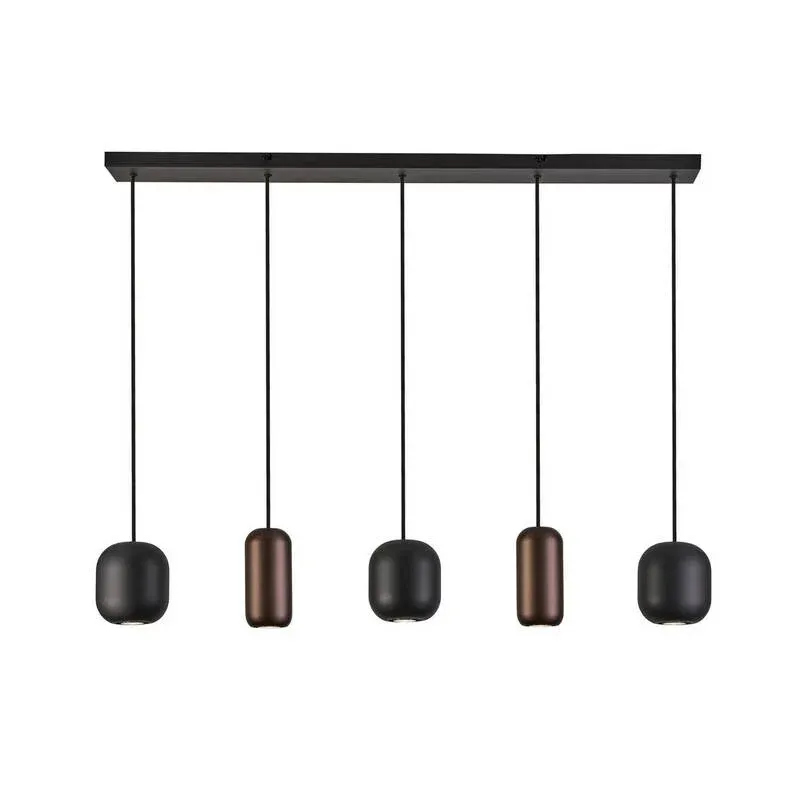 Brilliant Hängelampe Jane Länge 102 cm schwarz grün Deckenlampe Deckenleuchte - 4004353447976