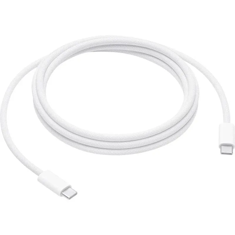 Apple USB-Ladekabel USB-C Stecker 2m Weiß Datenkabel für iPhone 240W 5A - 0195949775390