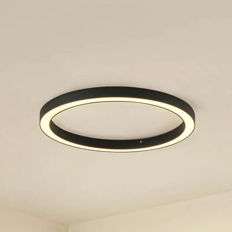 Lucande Deckenleuchte Lampe LED schwarz Fernbedienung dimmbar Eisen Kunststoff - 4255830900648