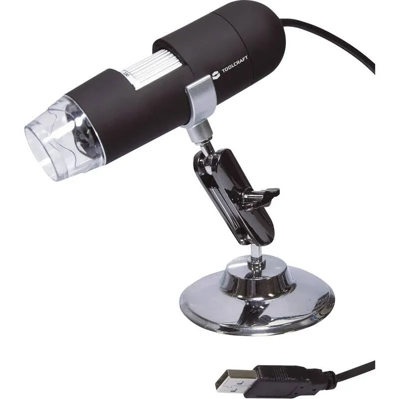 Toolcraft USB Mikroskop DigiMicro 2.0 Scale 200x Vergrößerung 2MP Kamera 350g - 4053199557127