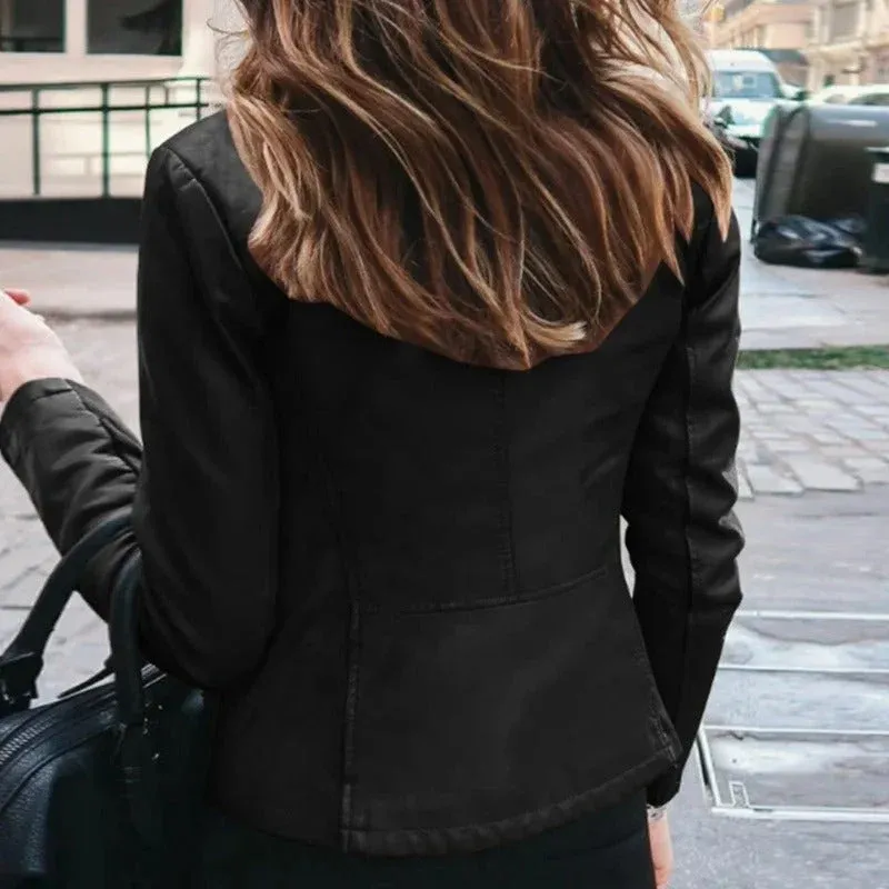 Elegante Lederjacke für Frauen – Velloura