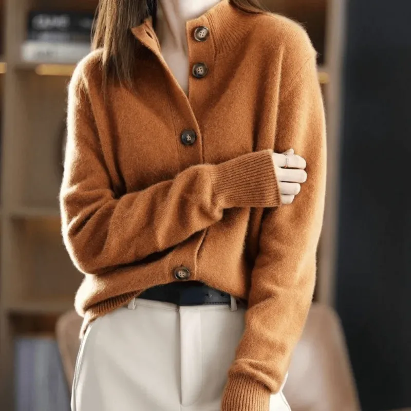Stylische, Bequeme Strickjacke – Veloura