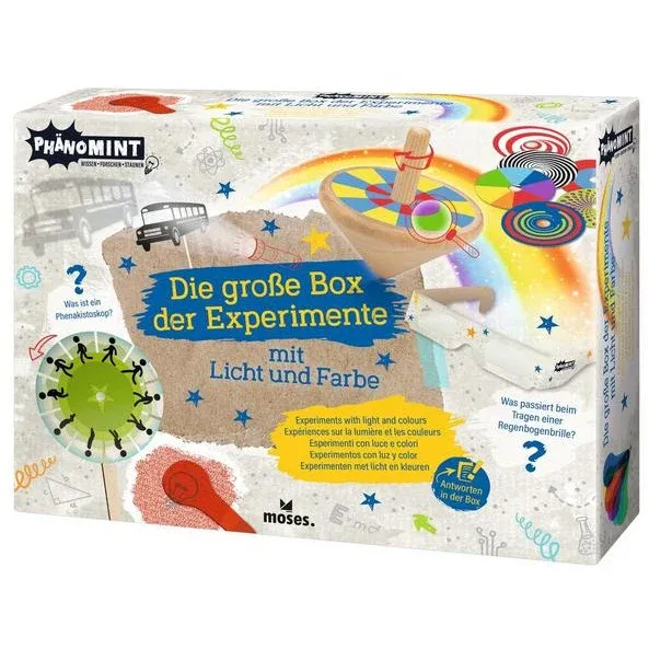 Die große Box der Experimente mit Licht und Farbe Light Gray Moses