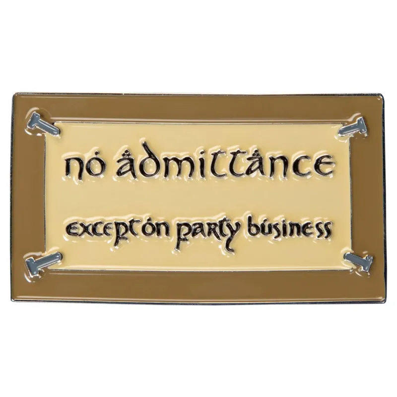 Produktbild Der Herr der Ringe - No Admittance Magnet